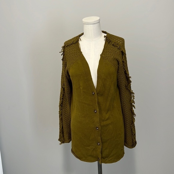 Volcom Cardigan button up sweater size medium - Picture 2 of 8